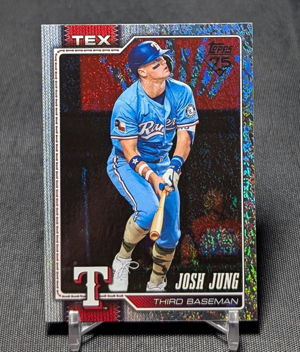 Josh Jung Holo Foil 2026 Topps Series 1 Baseball Card #98 Texas