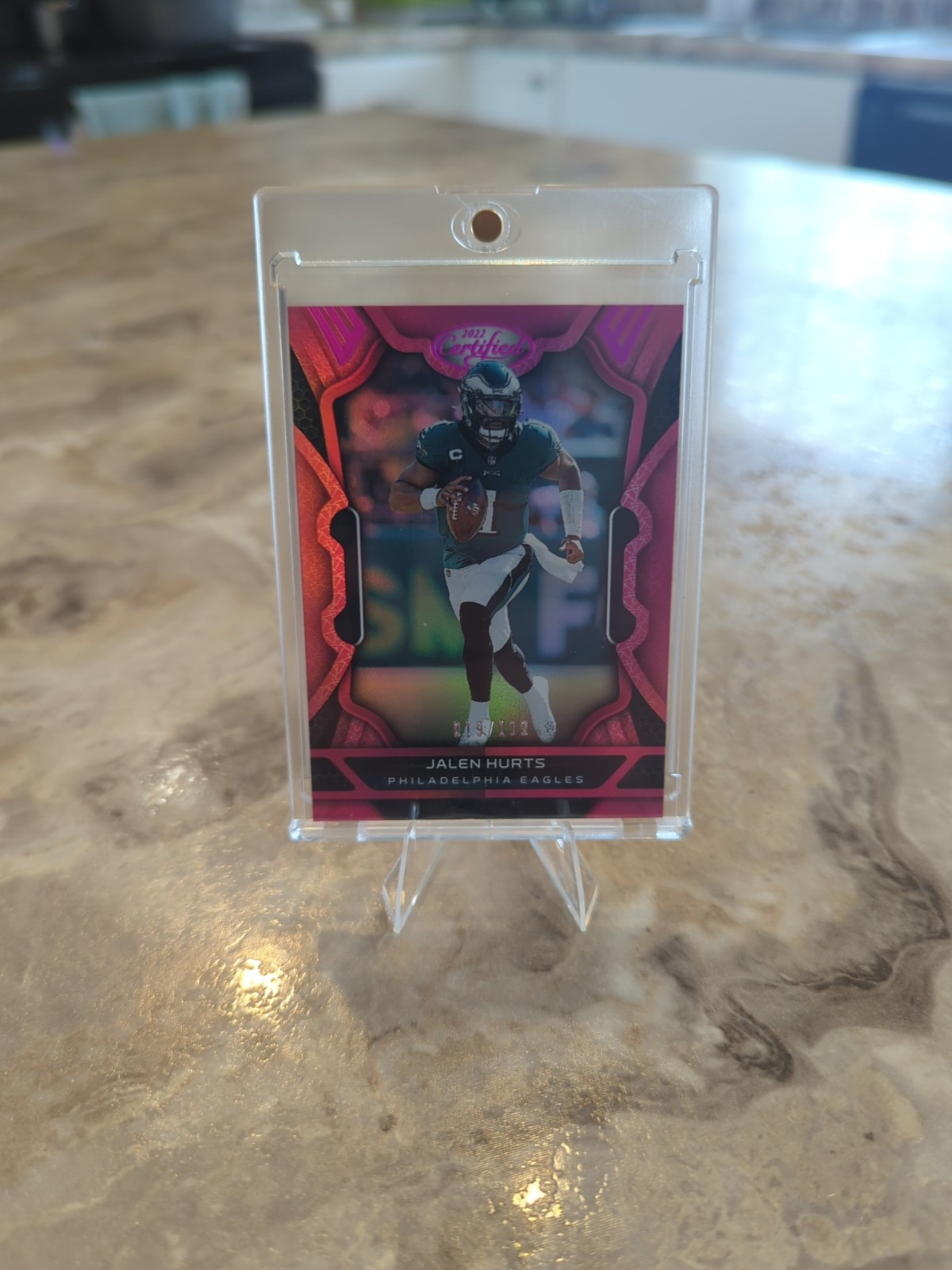 2022 Panini Certified - Jalen Hurts #77 Mirror Pink /199