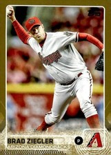 2015 Topps Gold #528 Brad Ziegler 0335/2015 Arizona Diamondbacks