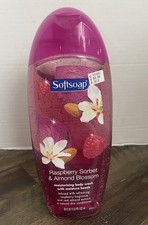 Softsoap Moisturizing Body Wash Raspberry Sorbet Almond Blossom 18oz
