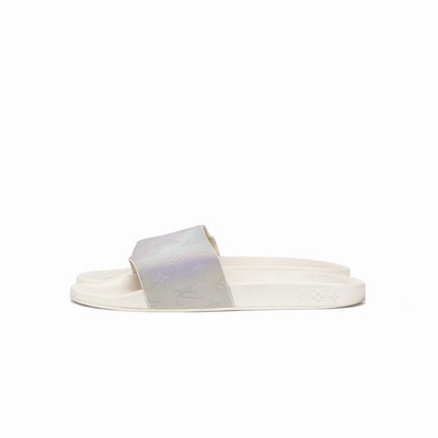 Louis Vuitton Iridescent Prism Monogram PVC Waterfront Sandals