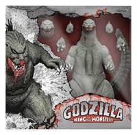 Godzilla (1989) Toho Ultimates Actionfigur Godzilla (Greyscale Comic Book - Thir