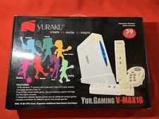 Yuraku V-MAX16 Plug-and-Play TV Spielkonsole Weiß PAL Retro Gaming OVP