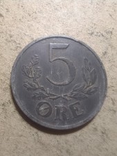 D&auml;nemark 5 &Ouml;re 1943 #-481