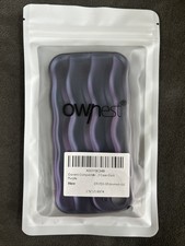 Ownest Compatible for iPhone 12 Case Not Fit 12 Pro 6.1",purple Waves