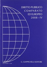 Rivista di Diritto Pubblico Comparato ed Europeo 2008/4 - [Giappichelli Editori]