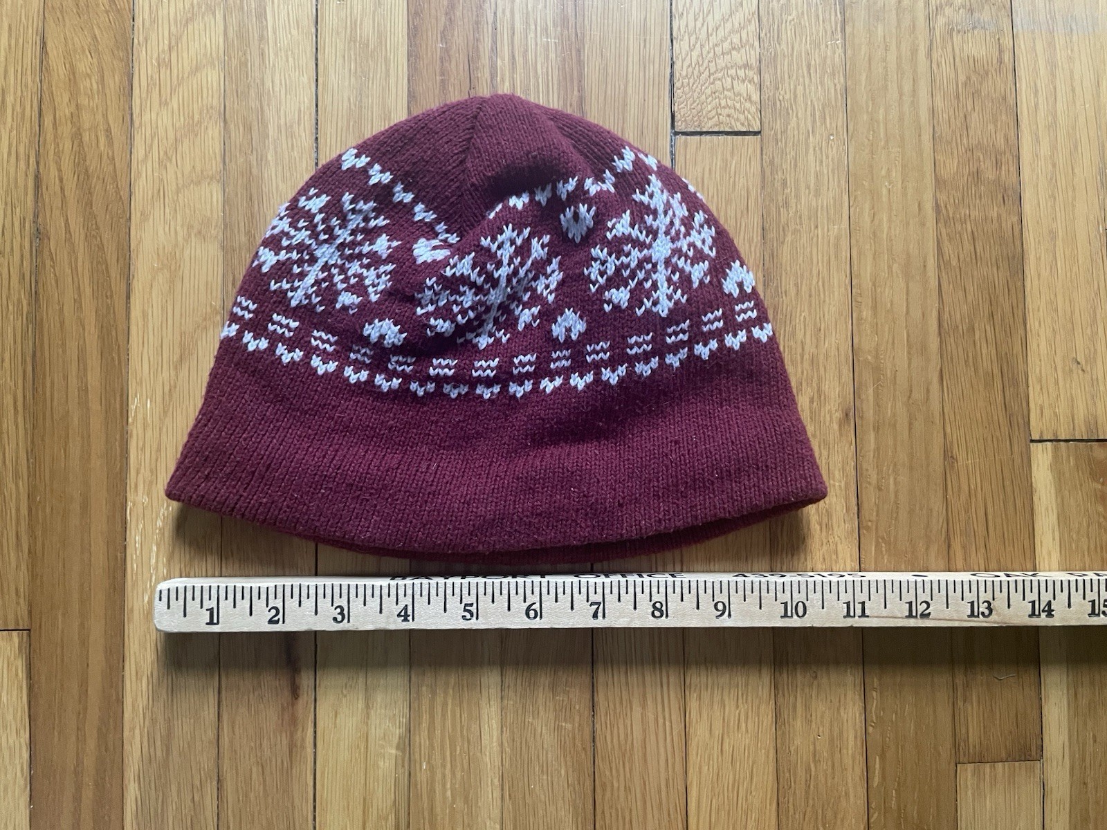 Snowflake Pattern Winter Hat - image 2