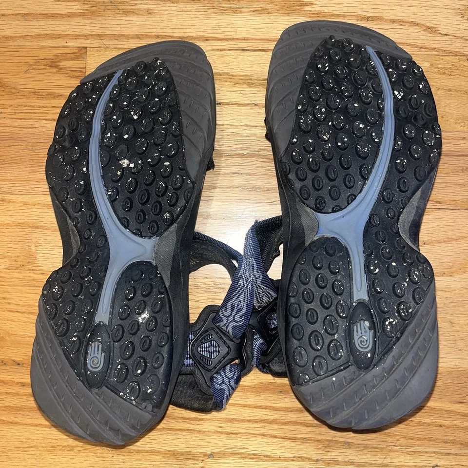 Teva Shock Pro Sandals Women’s 9/Mens 7 (Eur 40) Black And Blue - Image 3 of 4