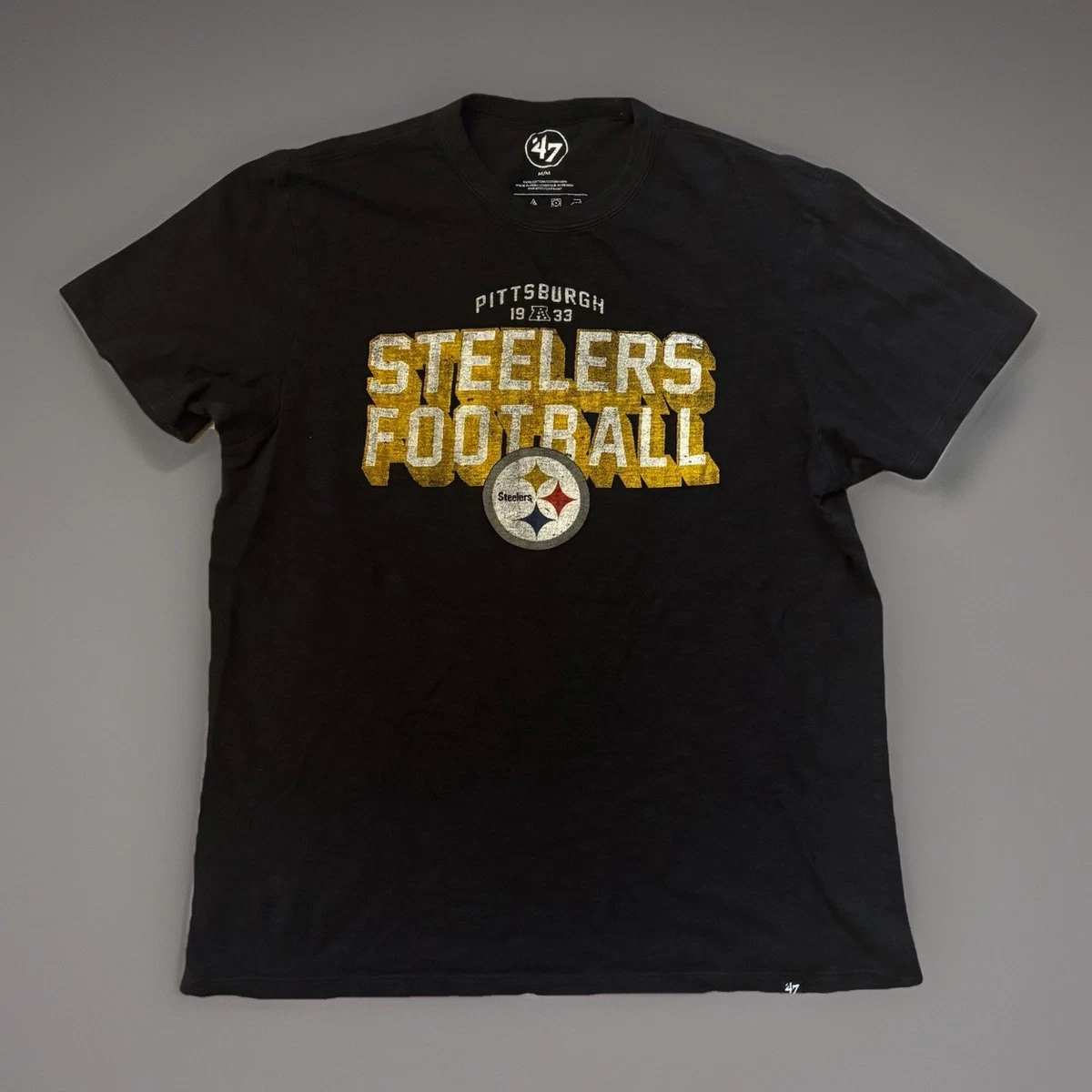 T-shirt Pro Standard Pittsburgh Steelers Mash Up pour homme, noir