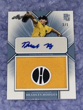 BRADLEY HODGES 2021 Leaf Perfect Game Autograph Jersey Patch #1/1 VIRGINIA CAVS