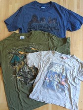 3 Star Wars Brand Vintage Style Youth Boys T Shirts Darth Vader Luke Skywalker