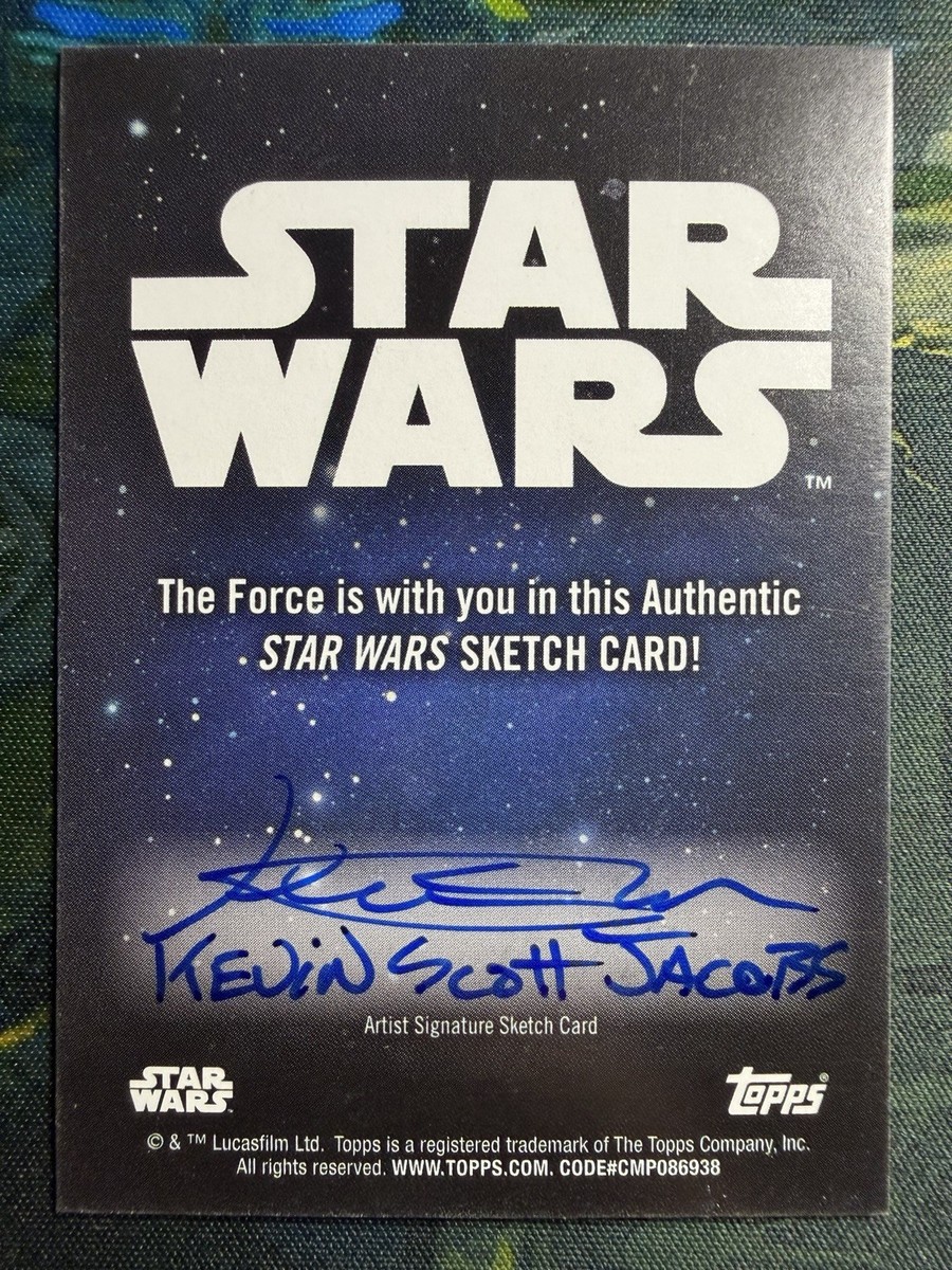 Topps Star Wars BB-8 Sketch Card by Kevin Scott Jacobs | eBay