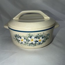 Vintage Lenox 1.5 Qt. Covered Casserole Dish, Dewdrops, Temper-Ware MINT