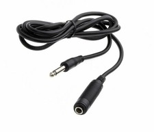 6Ft 6 Foot Mono 1/4" 6.35mm Male to Female Guitar PA Instrument Extension Cable