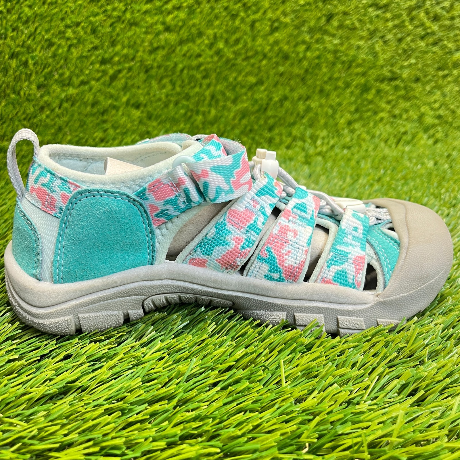 Sandali Keen Newport H2 da ragazzo taglia 1 anno blu rosa grigio spiaggia passeggio outdoor escursionismo