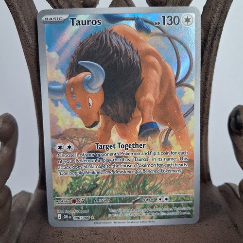 Pokemon TCG: Tauros 96/86 Illustration Rare Chaos Rising ME04 CRI