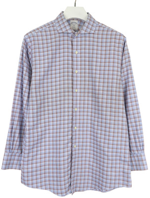 BROOKS BROTHERS Regent Hemd Herren 16-2/3 Kragen Langarm Mehrfarbig Karo