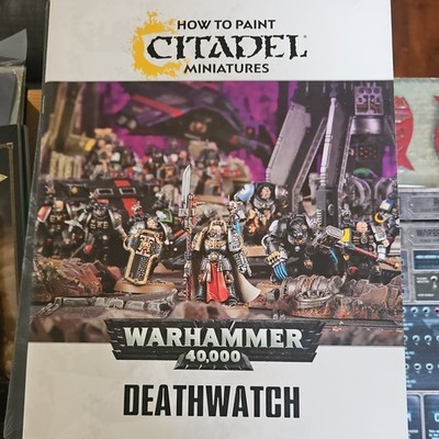 GW - Warhammer 40K - How To Paint Citadel Miniatures Book - Deathwatch RARE OOP