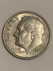 1990-D Roosevelt Dime 10 Cent Coin.