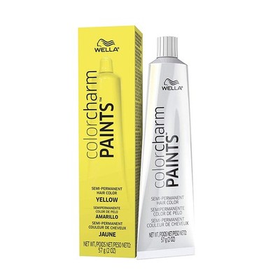 Wella Color Charm Paints SemiPermanent Haircolor Yellow 2 Oz.