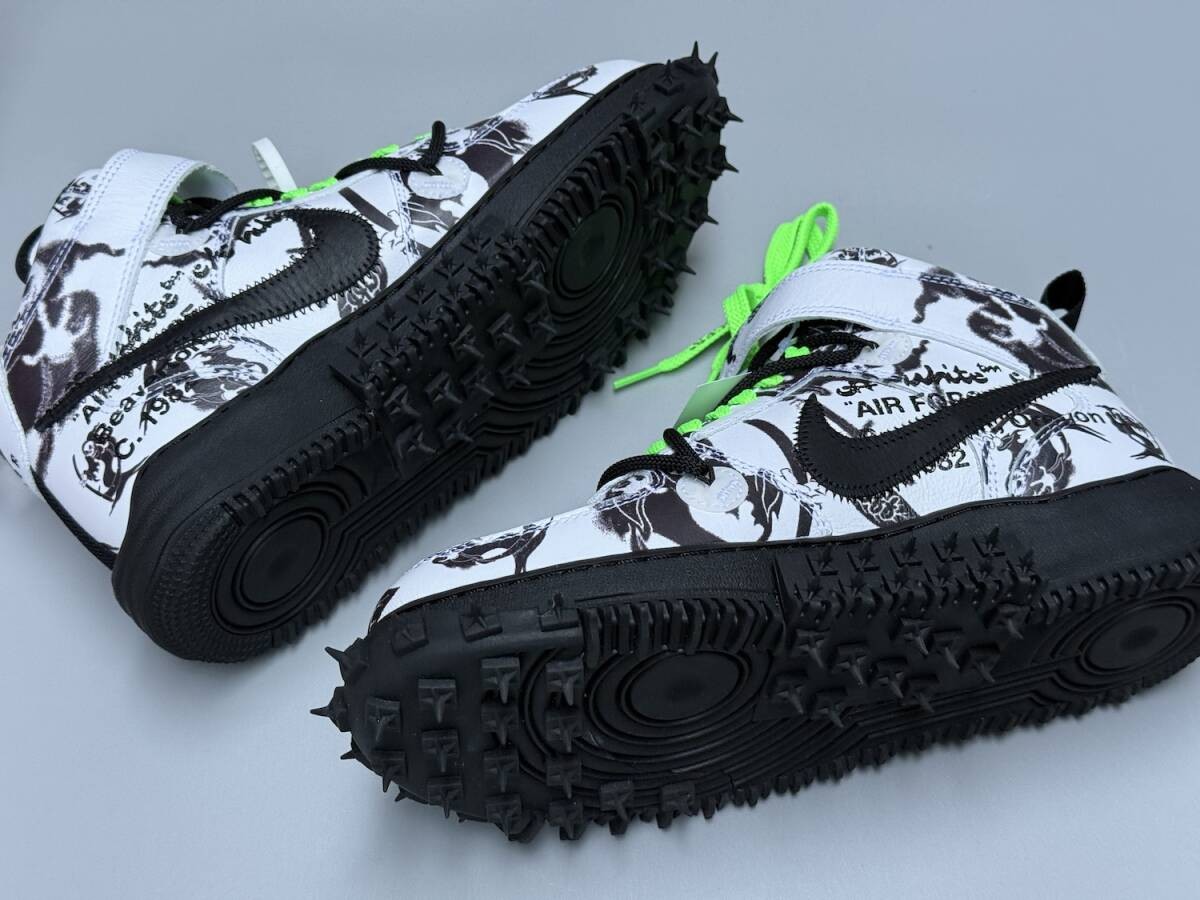 25.5cm Off White Nike AF1 Mid Grim Reaper thumbnail 7