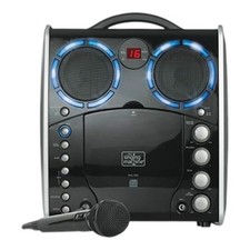 Singing Machine SML-383 Portable CDG Player Karaoke Machine Black