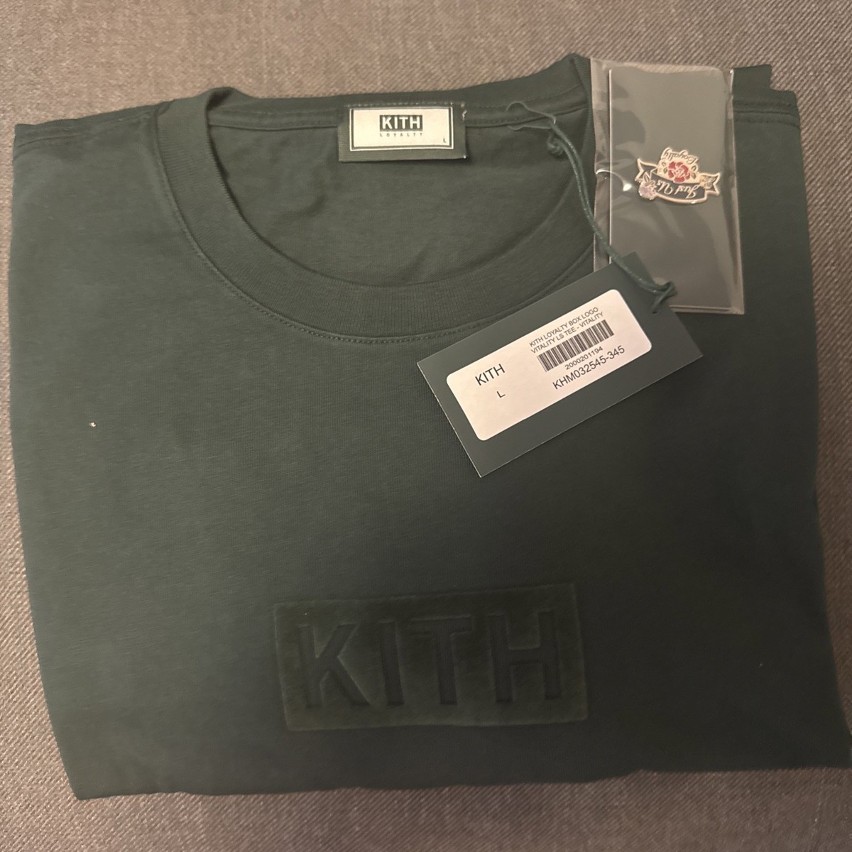 KITH Vitality Loyalty Classic Logo Long Sleeve Tee Large IN HAND 