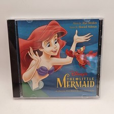 The Little Mermaid Original Soundtrack w/ Classic Artwork CD, 1989 New, Sealed
