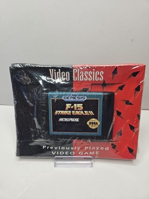 SEGA Genesis F-15 Strike Eagle II - KB Toys Previously Played Video Game Blister