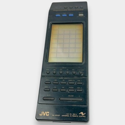 JVC RM-SR1001 Universal AV Remote Control For RX-1001V Receiver LCD TESTED WORKS