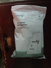 Motif Medical Breast Milk Storage Bags 8oz Single Use Bags 100 count BPA-Free