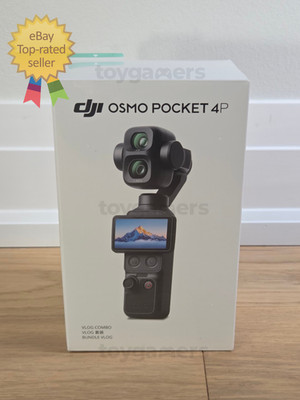 DJl Osmo Pocket 4P Pro Vlog Combo Handheld Camera 4K | US SHIPPING Brand New