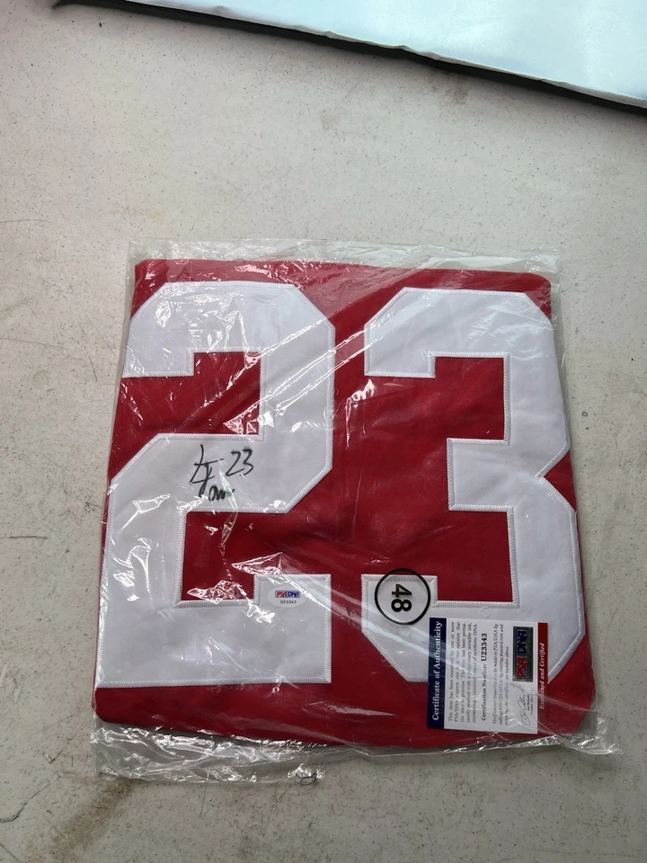 Camiseta Nike On Field San Francisco 49ers #23 LaMichael James – Tamanho 48 – PSA - Imagem 3 de 4