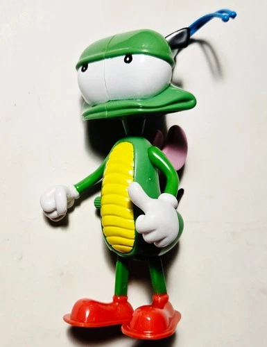 Vintage 1995 Jack in the Box "Bug!" Wind Up Toy Figure SEGA Saturn Video Game