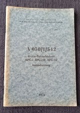 NVA DV A 050/1/542 40mm PANZERB&Uuml;CHSEN RPG 7,RPG 7W,RPG 7W, INSTANDSETZUNG