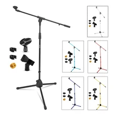 5Core Microphone Stand Floor Tripod Height Adjustable Telescoping Boom Arm