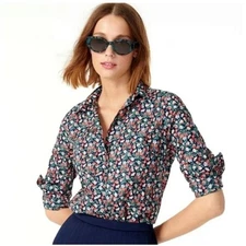 J. Crew Slim Perfect Shirt in Liberty Sarah Floral 4