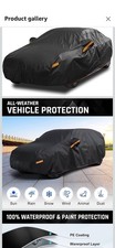 6 Layer Heavy Duty Car Cover Waterproof All Weather Protection with Cotton Liner