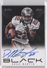 2013 Panini Black Signatures Gold 2/10 Doug Martin #16 Auto 0b2