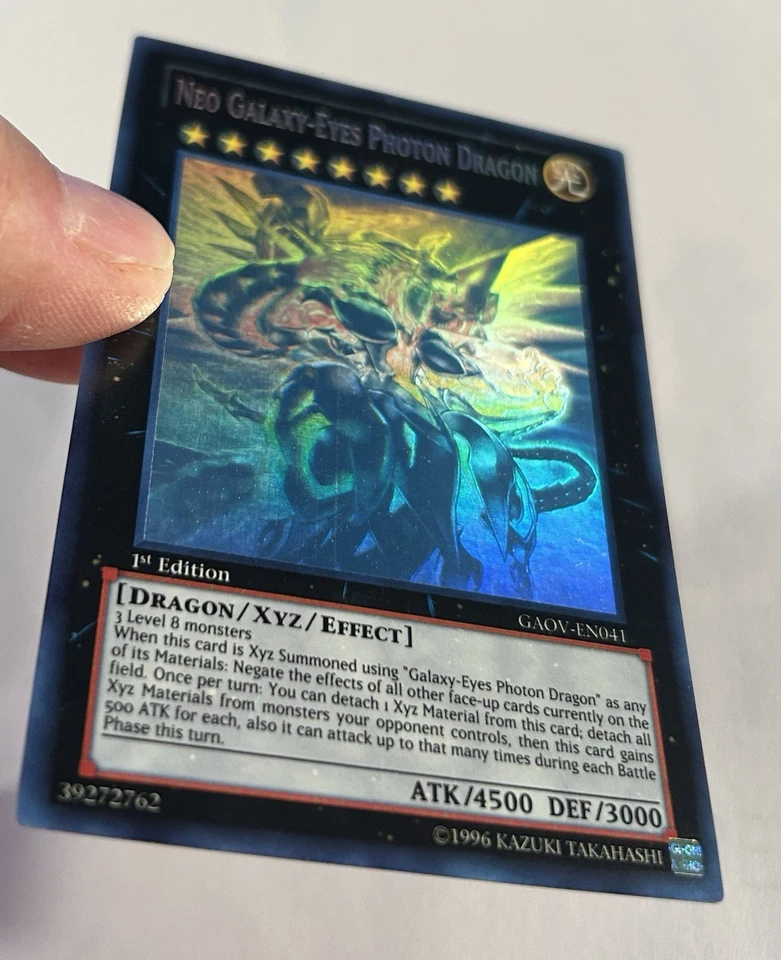 Neo Galaxy-Eyes Photon Dragon GAOV-EN041 1st Edition Ghost Rare NM - Image 2 of 4