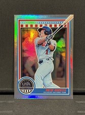 Drew Burress Silver Refractor - 2025 Panini USA Stars & Stripes Baseball 