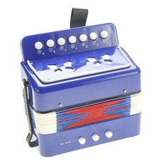 AZ Import PS130 Blue Childrens Musical Instrument Accordion Blue