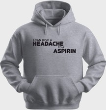 Funny Unisex Hoodie Hooded Sweatshirt Gildan Blend I Can Give A Headache H0159