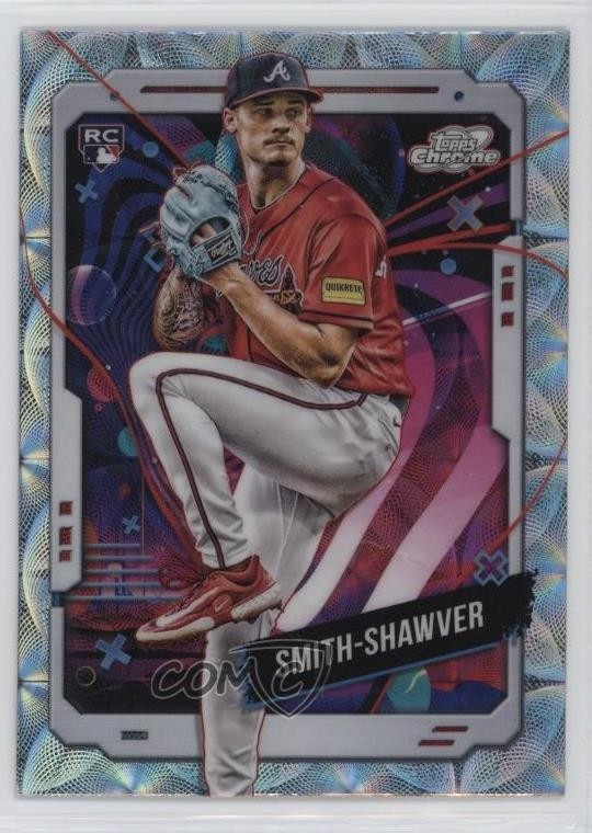 2024 Topps Cosmic Chrome Nucleus Refractor AJ Smith-Shawver #62 Rookie RC 0o2b
