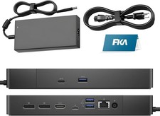 Performance Dock WD19DC, with 240W Power Adapter  210W Power Delivery