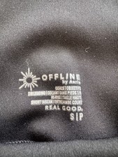 Offline by Aerie Goals 7/8 Hi-Rise Legging Small Black 23” inseam short workout