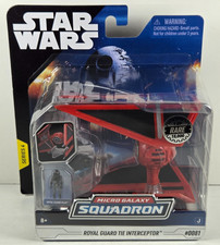 Star Wars Micro Galaxy Squadron Royal Guard Tie Interceptor Series 4 0081 Chase