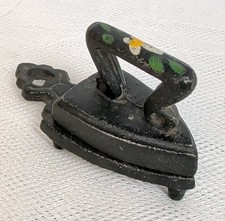 Vintage Mini Sadd Iron  Trivet Salesman Sample 3  long 2 Amish