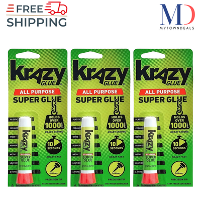 #ad #ad Krazy Glue Original All Purpose Instant Adhesive – 3 Pack $7.49