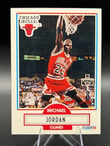 Michael Jordan 1990-91 Fleer Basketball Card #26 Chicago Bulls - 762